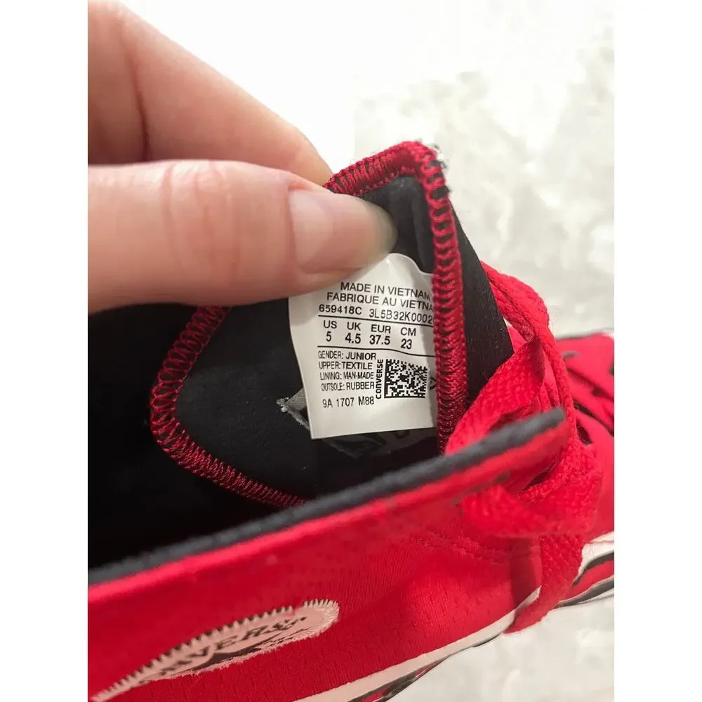 Converse x NBA Chicago Bulls 70 Chuck Taylor All Star High Top Sneakers Junior 5
